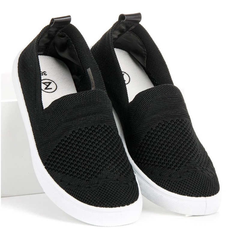 MCKEYLOR Slip-On Sneakers i textil svart 2