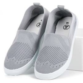 Mckeylor slip-on sneakers i textil grå 2