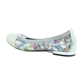 Elastisk ballerinor för kvinnor Gamis 1402 grå mångfärgad 2