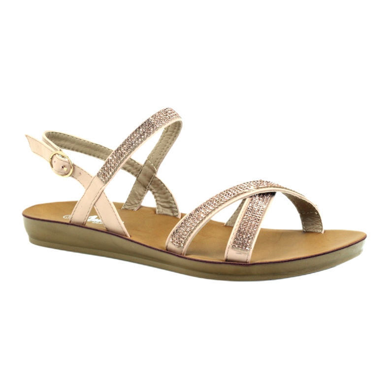 American Club Sandal med cubic zirconia amerikansk 170430 rosa 1