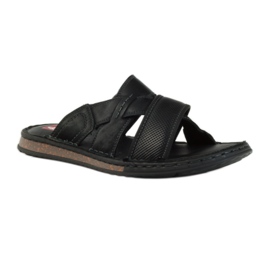 American Club Herrtofflor lätt EVA amerikansk botten svart 1