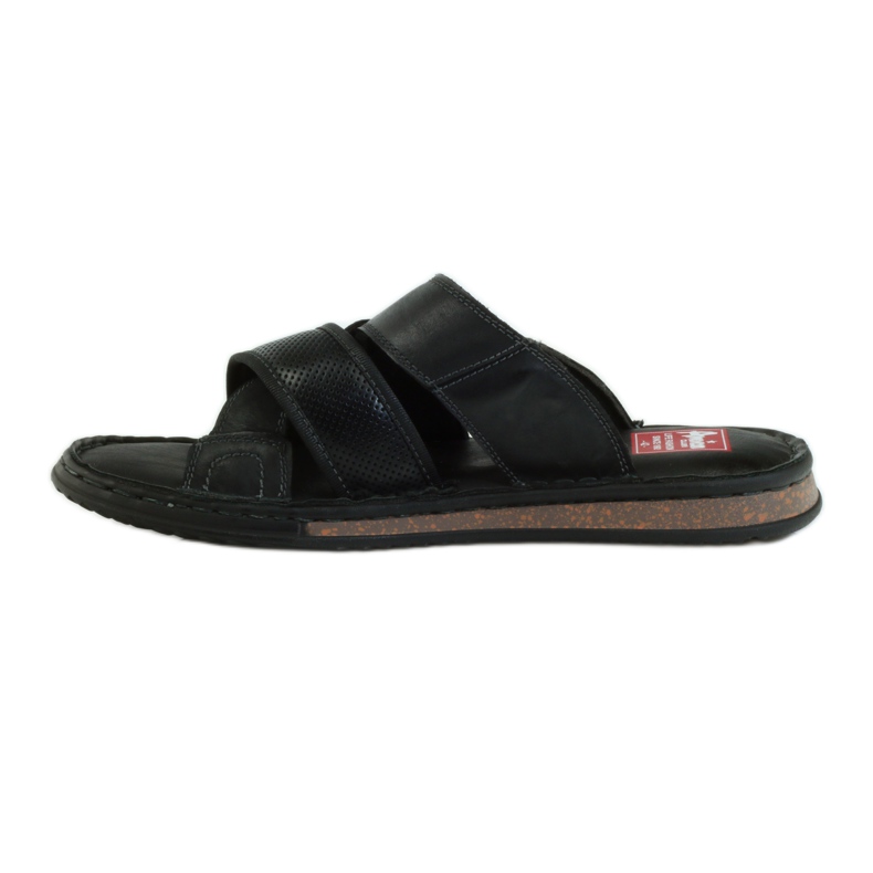 American Club Herrtofflor lätt EVA amerikansk botten svart 2