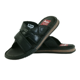 American Club Herrtofflor lätt EVA amerikansk botten svart 3