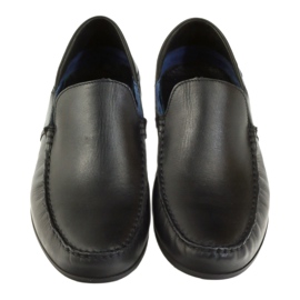 Svarta herrloafers Badura 3151 4