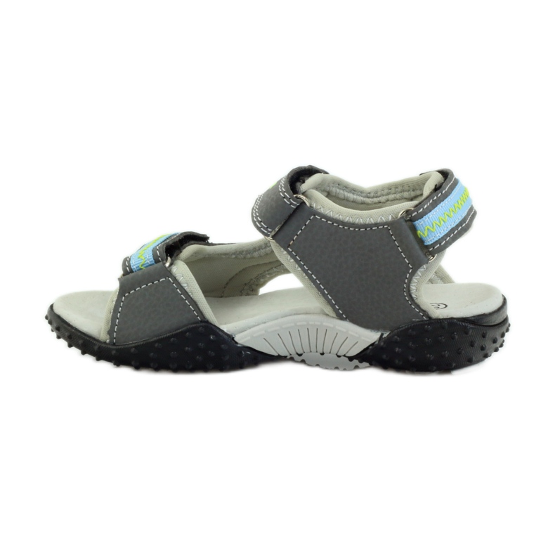 American Club Amerikansk 1718 läderinsats grå blå svart 2