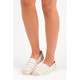 L. Day Ribbstickade espadrillor brun 1