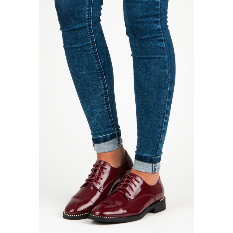 Primavera Damlackade skor röd 1