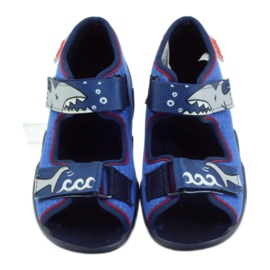 Befado barnskor tofflor sandaler 250p069 marinblå blå 4