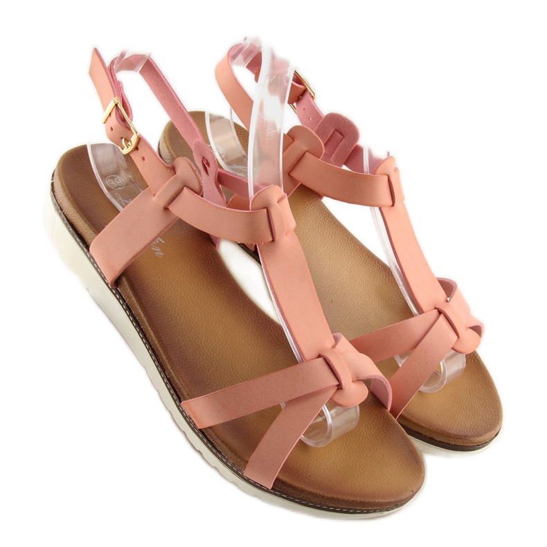 Rosa damsandaler C1822 rosa 1