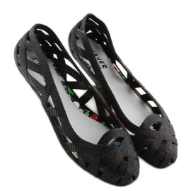 Ballerinas meliski svart genombruten KM127 svart 1