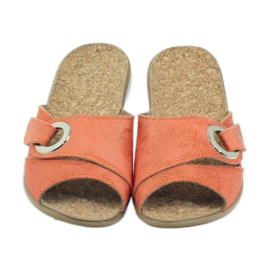 Befado 265d006 tofflor med kardborreband orange 4