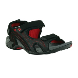 American Club Amerikanska damsandaler med innersula i skum svart 1