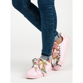 Rosa VICES bundna sneakers 2