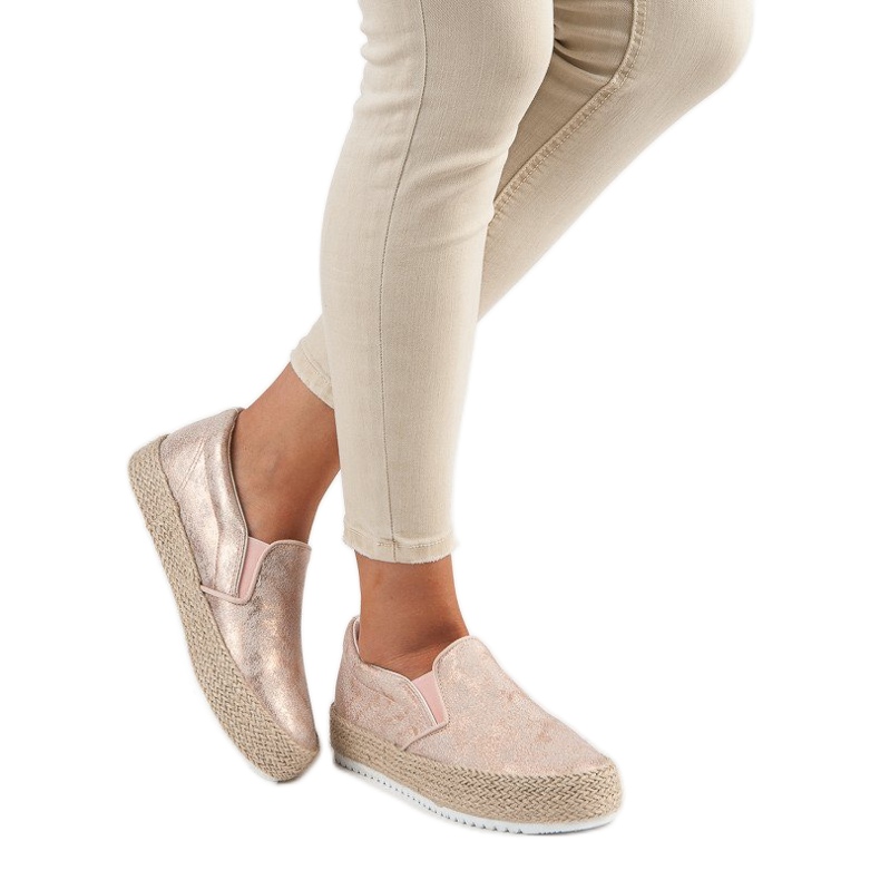Betler Rosa Espadrilles på plattformen 1