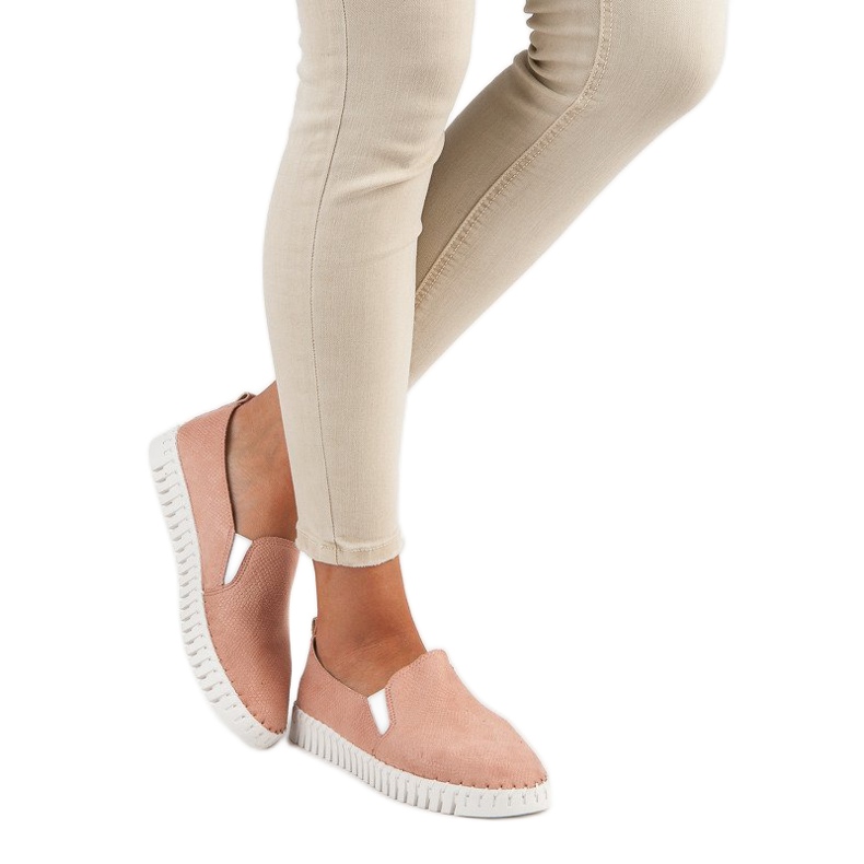 Tullo Rosa mocka slipons 2