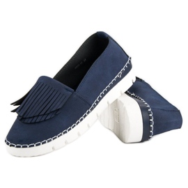Vices Boho slip-on skor blå 2