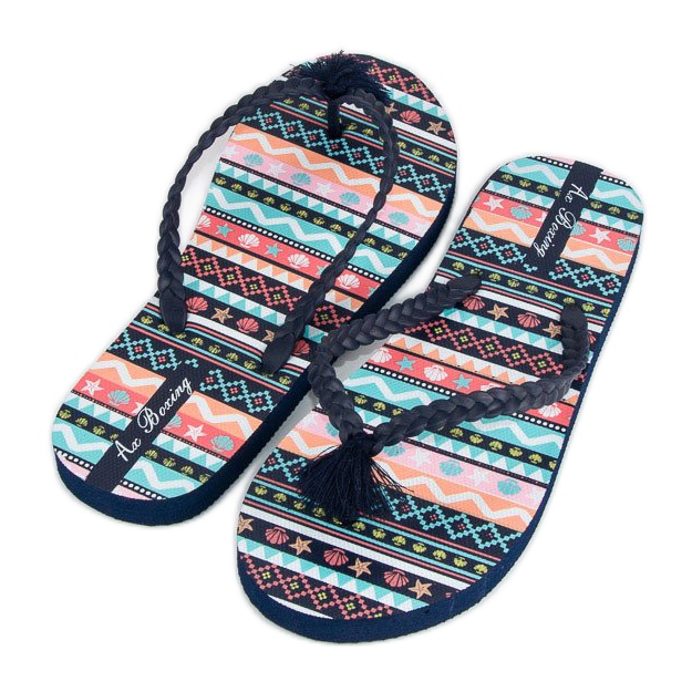 Ax Boxing Flip flops blå 2