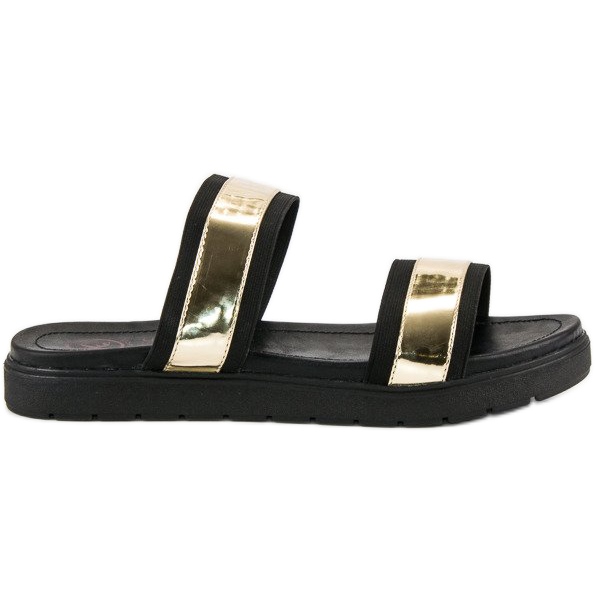 Kylie Spegeltofflor svart 1