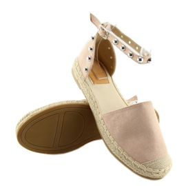 Espadrillos med rosa dubbar A636-ESP-1 rosa 1
