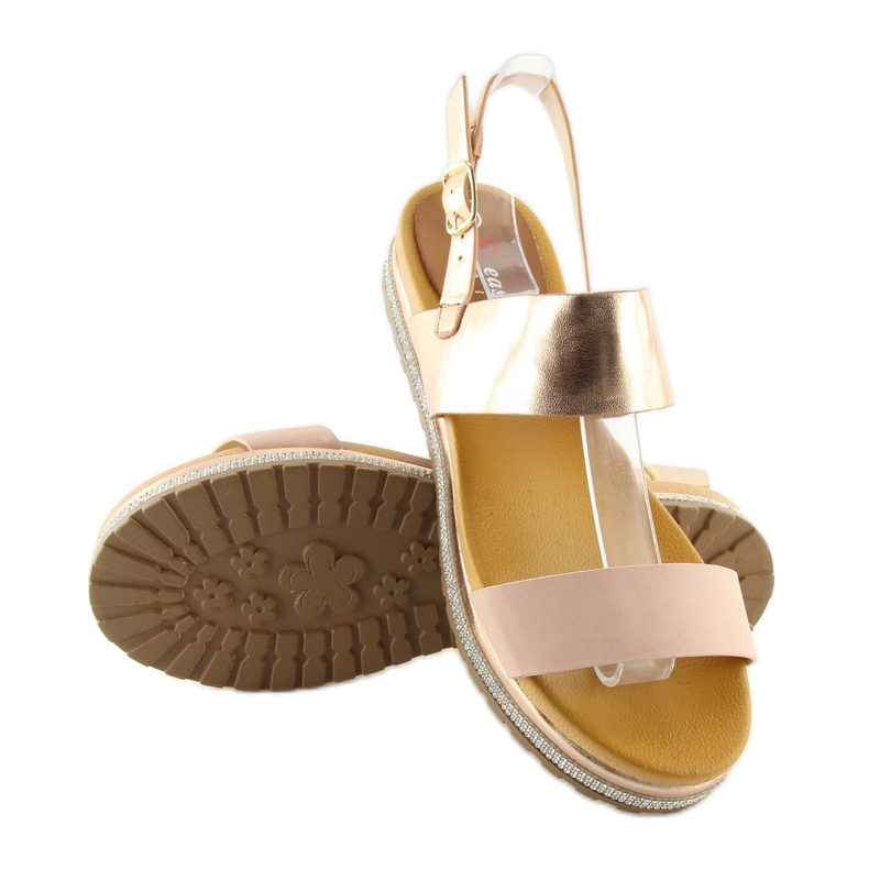 Rosa damsandaler SL88P Rosa 2