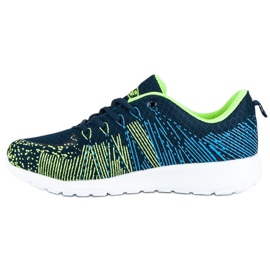 Hasby Lätta sportskor grön marinblå 1