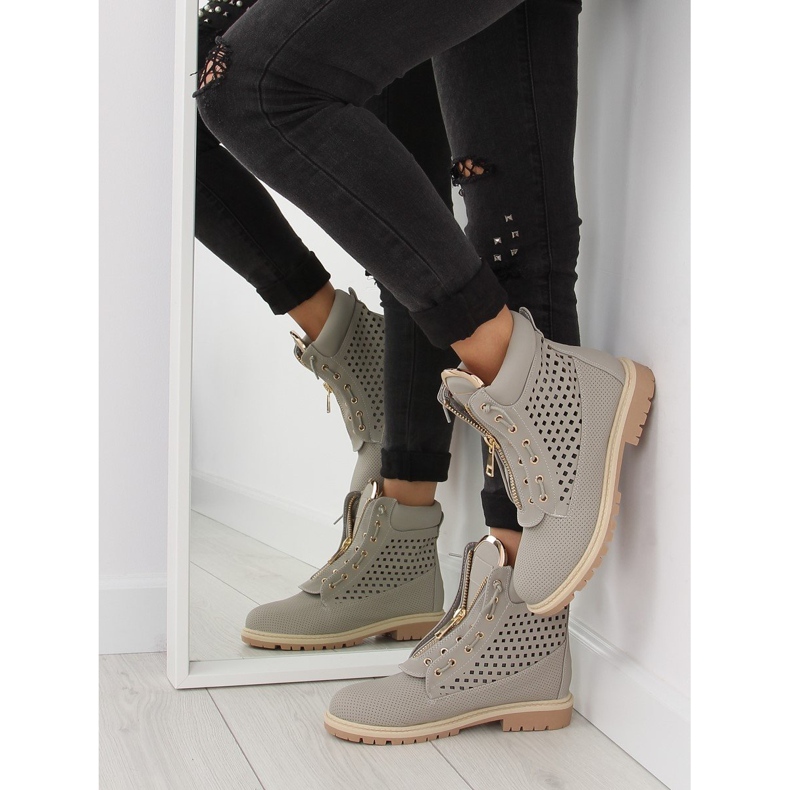 Genombrutna balmanas, guldgrå slider R103 Grå 1