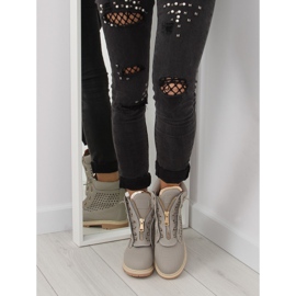 Genombrutna balmanas, guldgrå slider R103 Grå 2