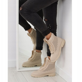 Genombruten balmanki gulddragkedja R103 Beige 1