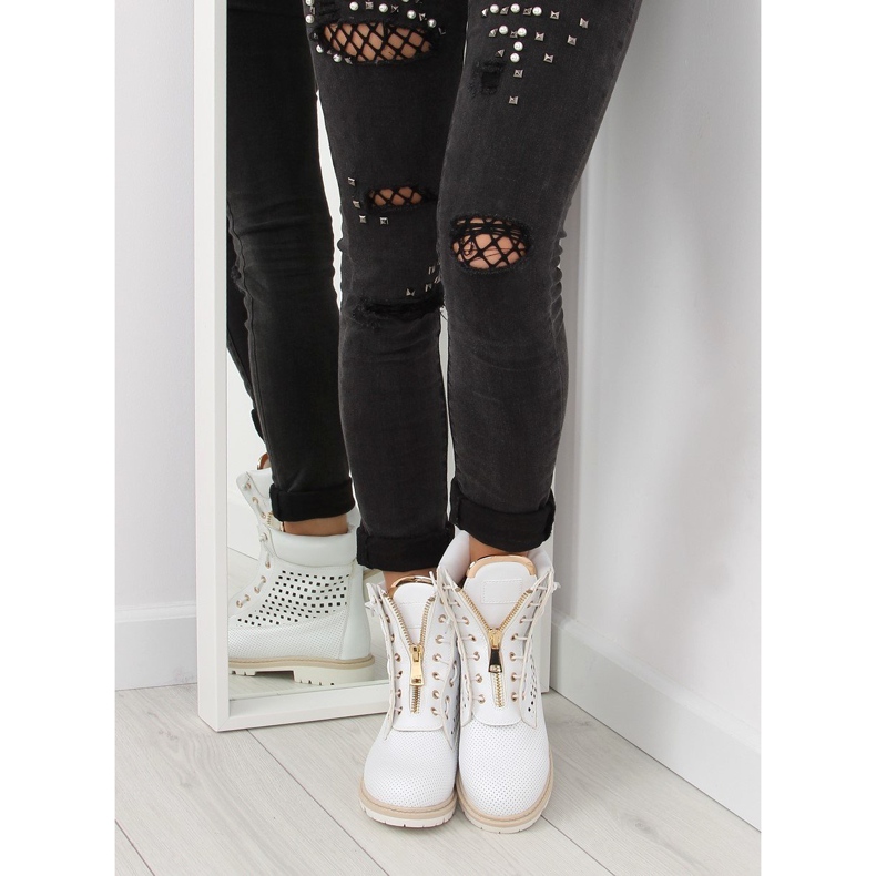 Genombruten balsam, gulddragkedja, vit R103 Vit 1