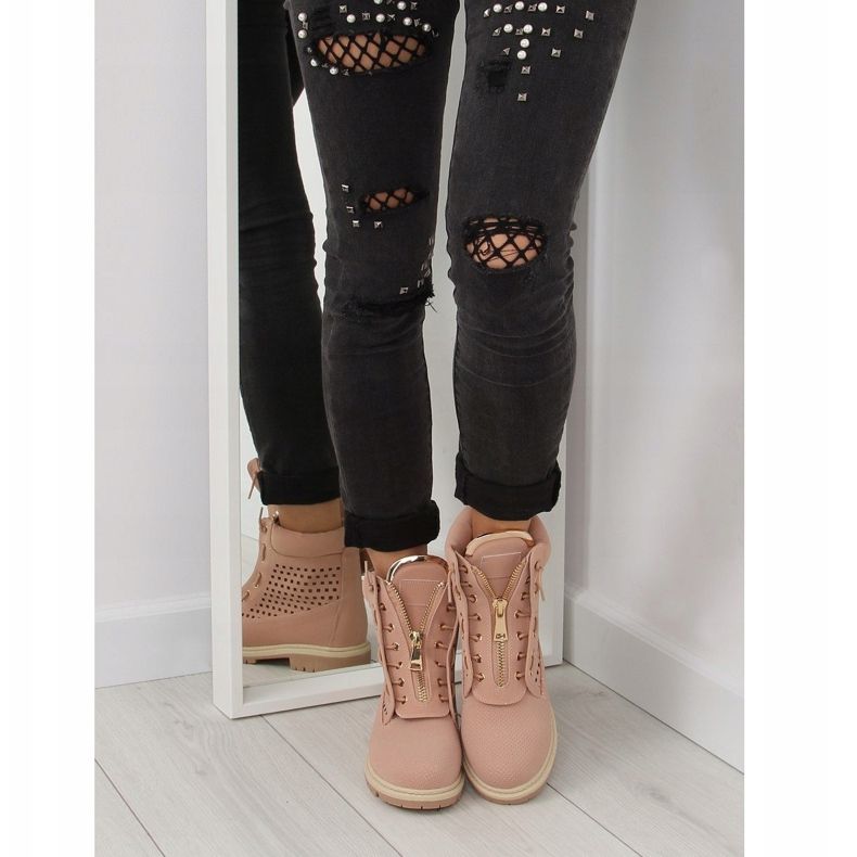 Öppen balsam, guld dragkedja, R103 Rosa 1