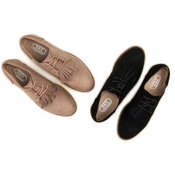 Uppknutna bohoskor i mocka svart 1