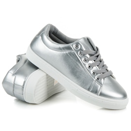 Silver Sneakers Med Fransar grå 2