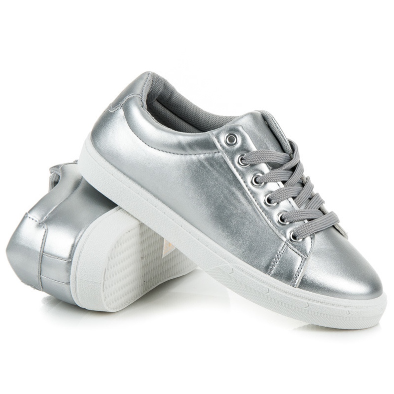 Silver Sneakers Med Fransar grå 2