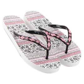 Ax Boxing Kvinnors flipflops vit 1