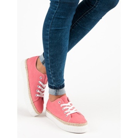 Kylie Bundna Creepers På Plattformen rosa 1