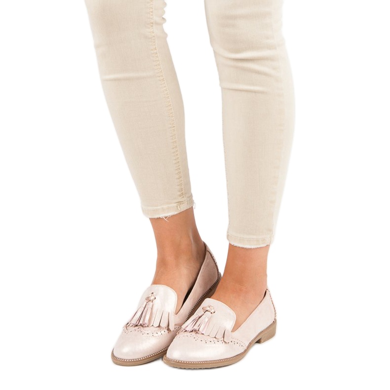 Bestelle Snygga loafers för kvinnor rosa 2