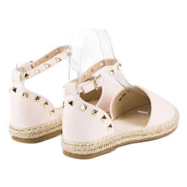 Rock espadrillesandaler rosa 2