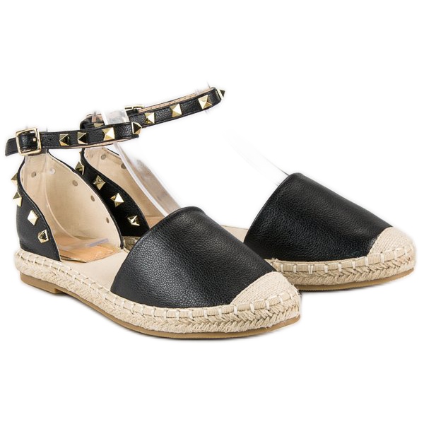 Rock espadrillesandaler svart 1