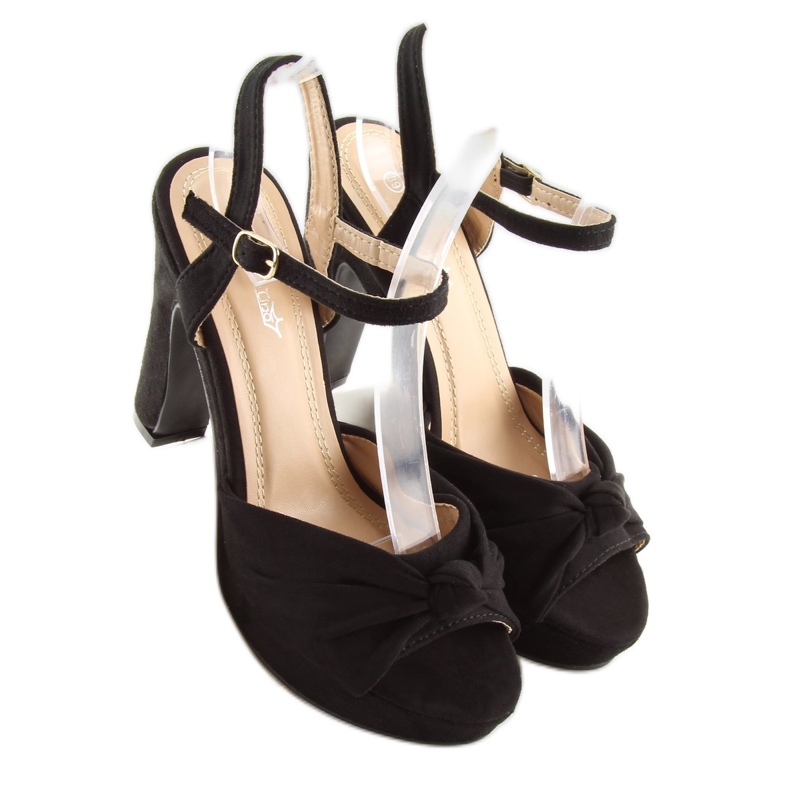 Sandaler på stolpen svart BJ1603-SD svart 2