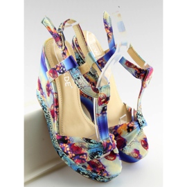 Satin kilasandaler 903 blå 1