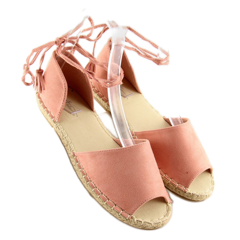 Espadrillos öppen tå rosa Z-17 rosa 2