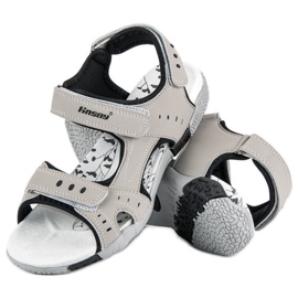 Hasby Platta sportsandaler grå 1