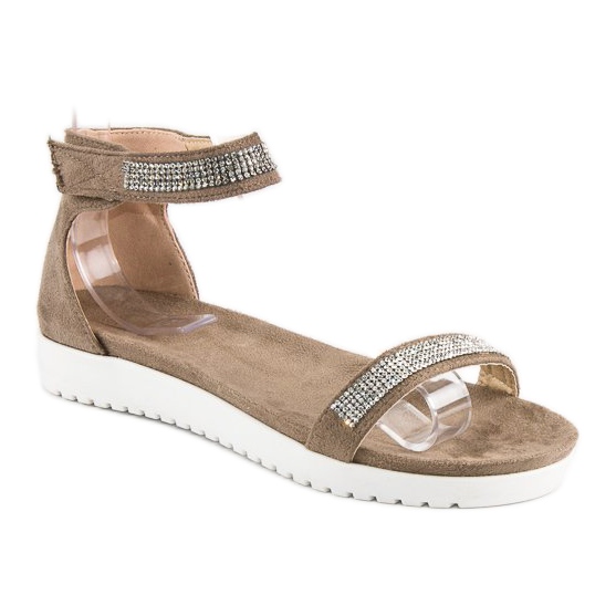 Evento Eleganta kardborresandaler brun 1