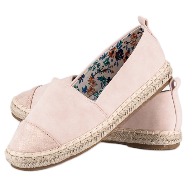 Marquiz Rosa ljusa espadrillor 1