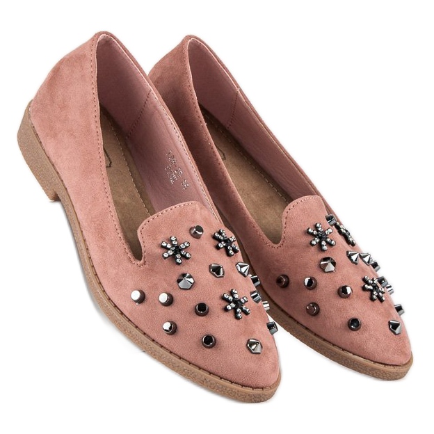 Rosa herrar med strass 1