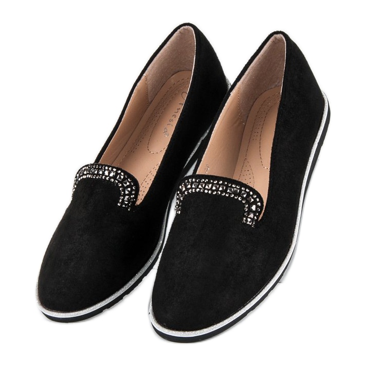 Anesia Paris Svarta herrar med kristaller 1