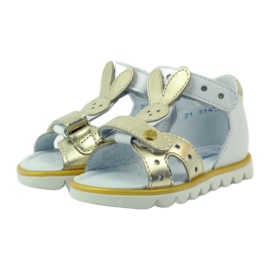 Bartek Sandalki Application Rabbit Flexible 31491 White/Gold vit 3