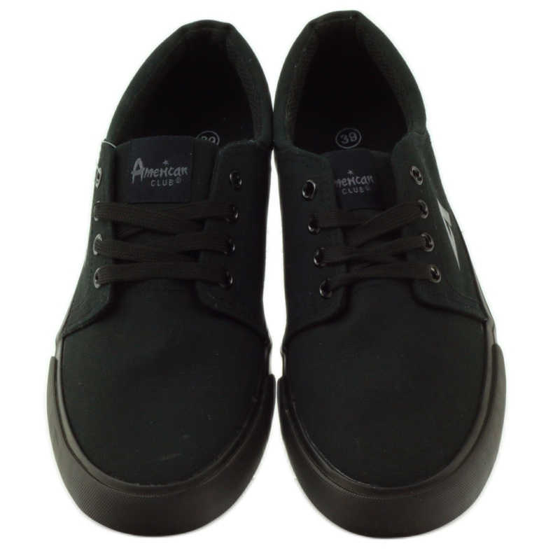 American Club Amerikanska svarta sneakers 4