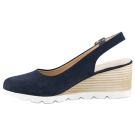 Genombrutna vinceza pumpar blå 1