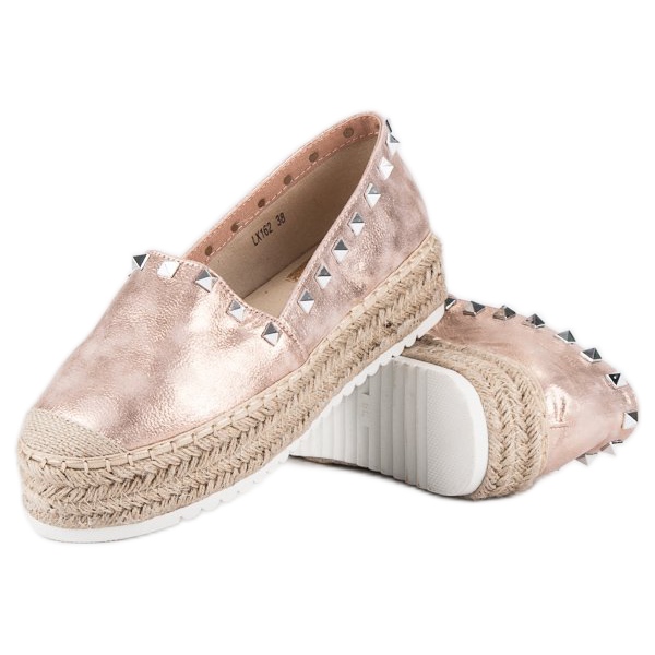 Forever Folie Espadriller på plattformen rosa 1